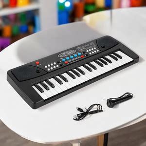 Just97 37-Key Musical Piano Keyboard with Microphone Songs Recording ...