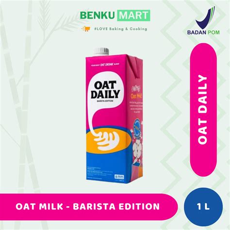 Jual Oat Daily Barista Edition Oat Milk 1 Liter | Susu Oat Milk ...