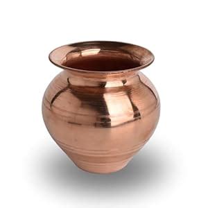 POSHIFY Mane Chombu/kalash Copper - Traditional Indian Handcrafted ...