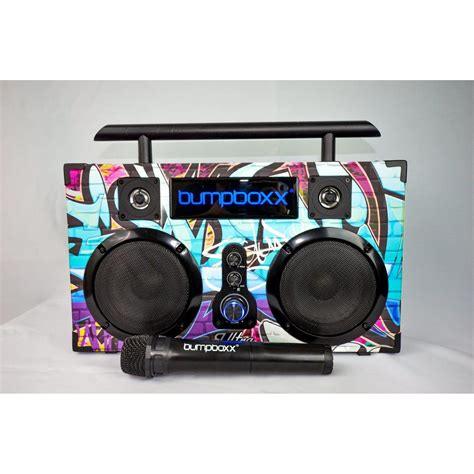 Bumpboxx Ultra NYC Graffiti Boombox | Wireless Bluetooth Speaker with Rechargeable Battery ...