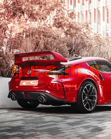 Red 370z Amuse Vicrez Amuse Rear Diffuser LV Style Vz101062 For Nissan
