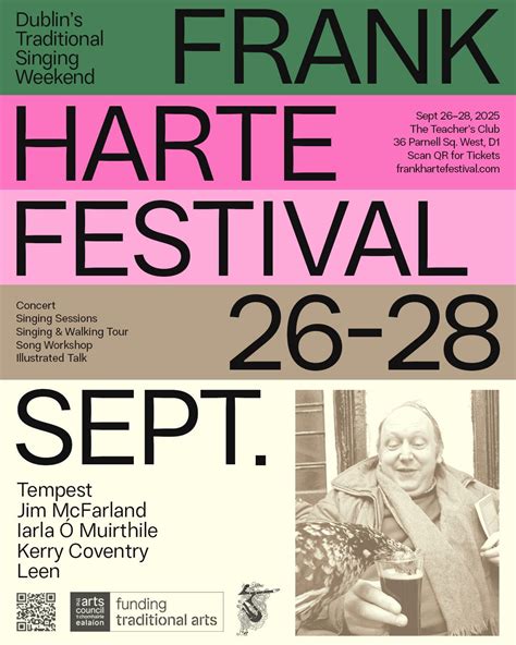 Frank Harte Festival 2025, 36 Parnell Square, Dublin, Ireland D01 T6V6 ...