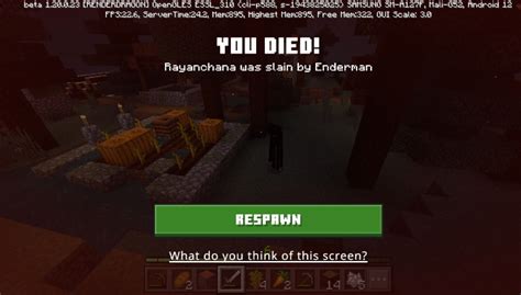 Image result for Minecraft Java Death Screen