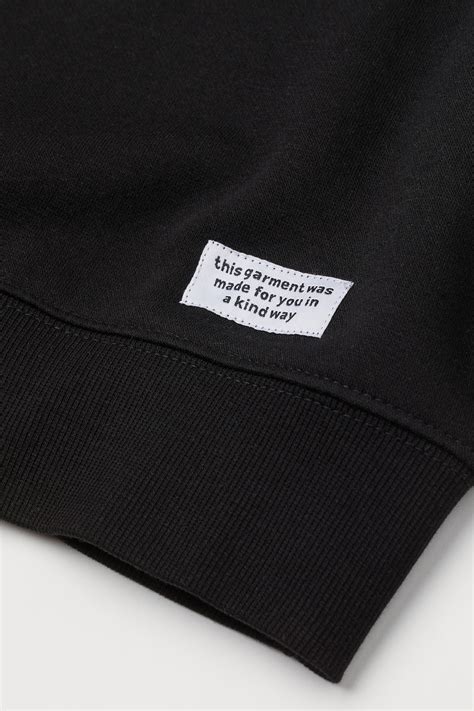 Zip-top sweatshirt - Black - Ladies | H&M IN