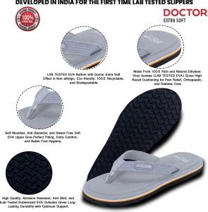 DOCTOR EXTRA SOFT Men DOCTOR EXTRA SOFT Memory Foam House Slipper for ...
