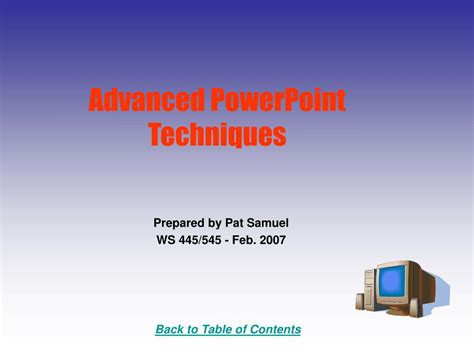 Image result for Advanced PowerPoint Techniques