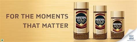 Nescafe Gold Rich and Smooth Instant Coffee Powder, 95g Jar : Amazon.in ...