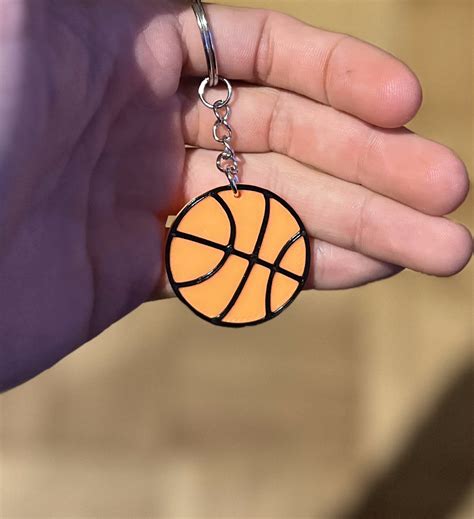 Free 3D file Basketball Keychain・3D printer design to download・Cults