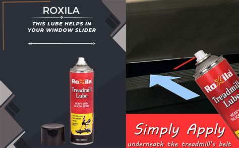 Roxila® Pure Silicone Treadmill Lubricant Spray 500ml | Heavy Duty Belt ...