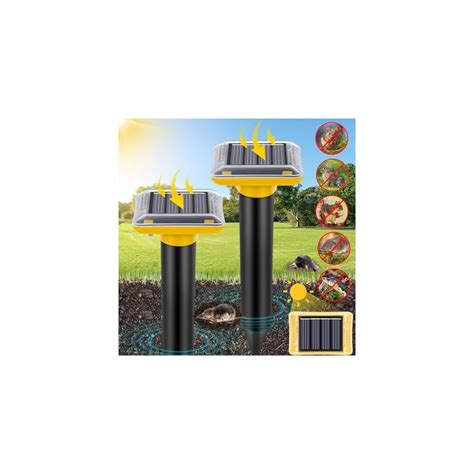 HiAnifri Ultrasonic Mole Repellent Outdoor, 2 Pack India | Ubuy