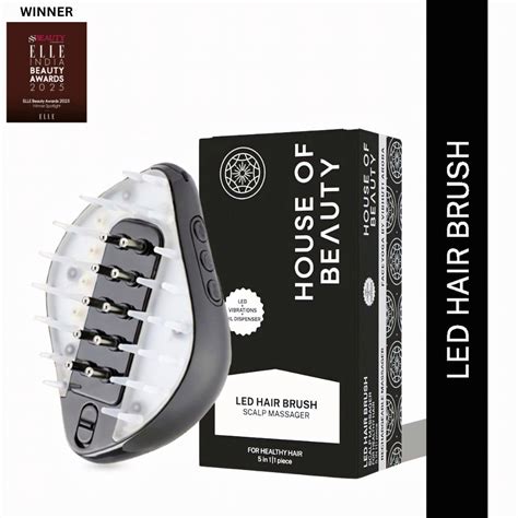 LED HAIR MASSAGER + LED Hair Brush – House Of Beauty India