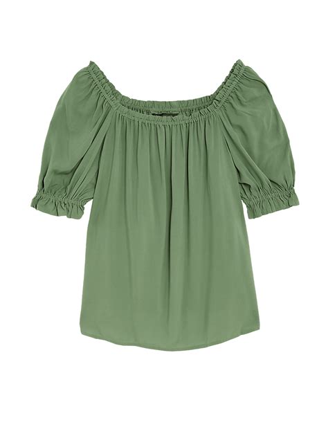 Buy Square Neck Puff Sleeve Top at Marks & Spencer