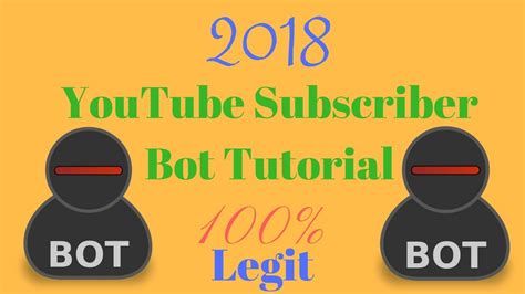 Image result for YouTube Sub Bot Tutorial