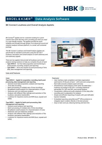 Hand-held Analyzer Types 2250 and 2270 for Types 2250-S, 2250-S-C, 2270 ...