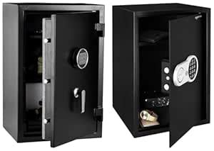 Amazon Basics Fire resistant security safe for Home & office, 59 Litres ...