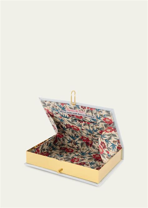 Olympia Le-Tan Something Blue Book Clutch Bag - Bergdorf Goodman