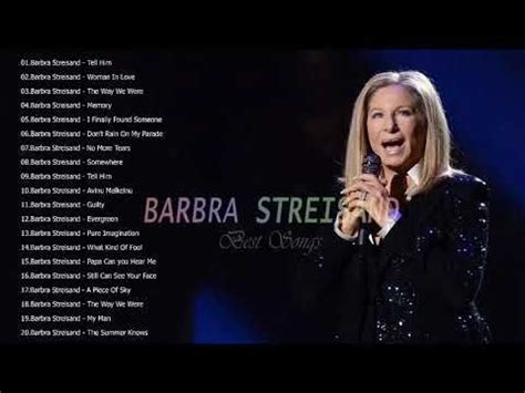 Barbra Streisand Greatest Hits 2020 - Best Songs Playlist Of Barbra ...