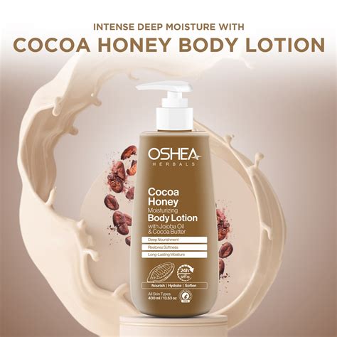 Cocoa Honey Moisturising Body Lotion | Oshea Herbals