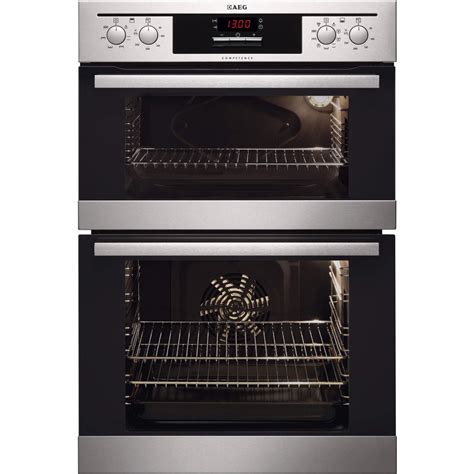 AEG DC4013021M Stainless Steel Electric Built-in Double Oven ...