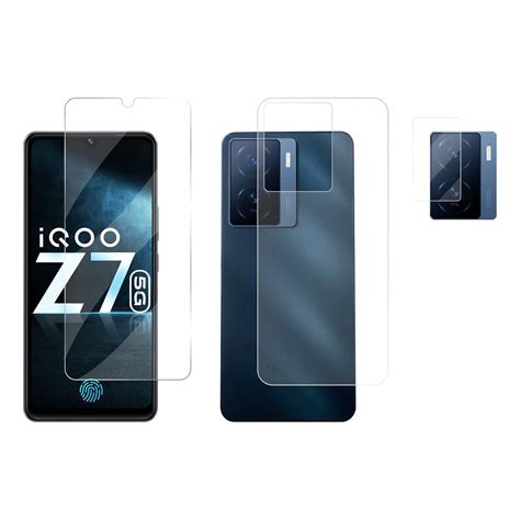 Wisely 3in1 Camera Lens Nano Glass + Anti Scratch Front & Back Guard ...