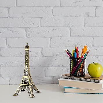 Buy THE QUIRKY HOME Small Metal Eiffel Tower Miniature, Paris Landmark ...