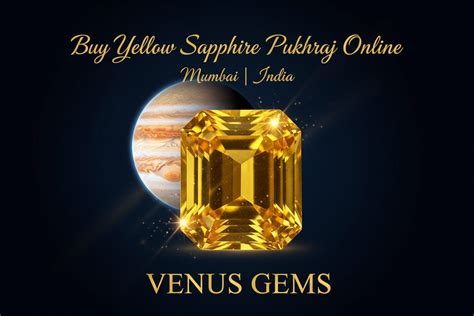 Yellow Sapphire (Pukhraj) Stone: Benefits, Price & Certified Gemstones ...