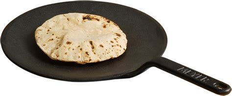 Buy Meyer Pre-Seasoned Cast Iron Flat Dosa, Roti, Chapati Tawa Pan with ...