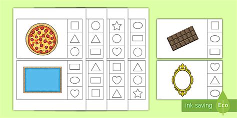 Shape Recognition Clip Cards