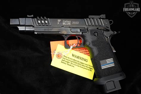 COMMEMORATIVE Staccato (STI) 2011 P Fallen Blue 2022 27 of 100 9mm 2011 ...