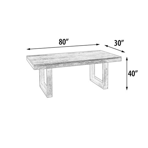 Roster Sheesham Wood Dining Bench With Natural Gray Finish For Dining ...