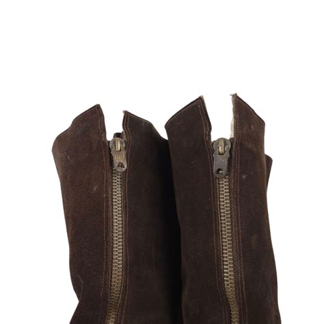 RAF 1941 Pattern ‘brown suede’ Flying Boots – JM-Militaria