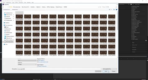 Import Image Sequence in After Effects, Is That Possible?