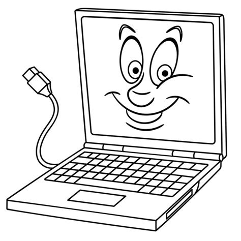 Computer Screen Coloring Page 的图像结果