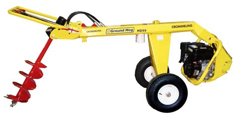 Groundhog Hydraulic Post Hole Digger 9.0hp | Crommelins Machinery