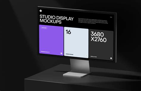 Studio Display Mockups | Studio display mockup psd free download ...
