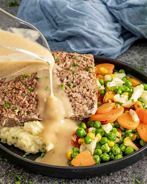 Meatloaf with Gravy - Craving Home Cooked