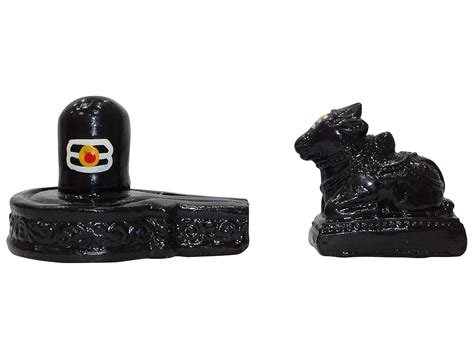 Buy Shivling with Nandi Statue for Home Pooja Gift Type Shivling Nandi ...