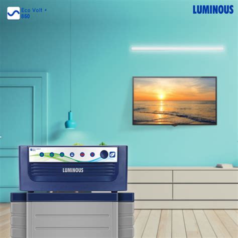 LUMINOUS ECO VOLT+850 850/12v with 24 Month Warranty Pure Sine Wave ...