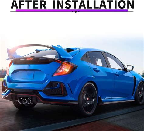 Archaic Spoiler for 2016-2021 Honda Civic Hatchback, India | Ubuy