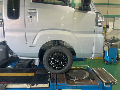 ☆ダイハツ ハイゼット ホイール交換☆ クリフクライム TC-10M | 店舗おススメ情報 | タイヤ館 津（三重県）