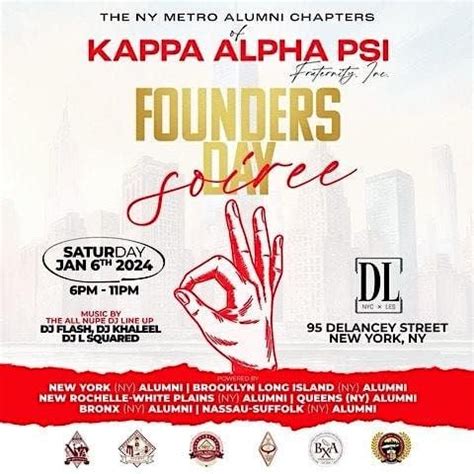 Kappa Alpha Psi Founders Day Soiree: Hosted by NYC Metro Chapters, The ...