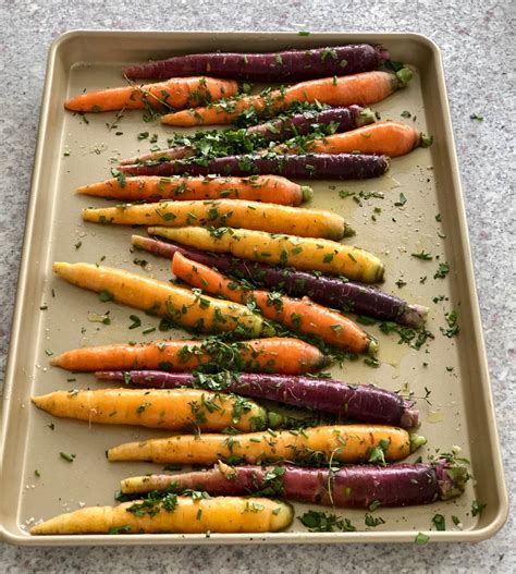 Oven Roasted Rainbow Carrots – Zest For Cooking