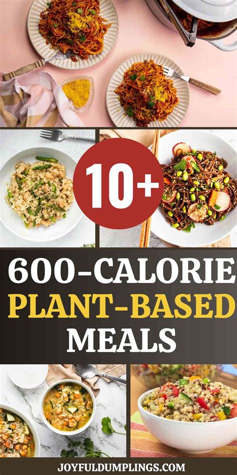 11 Healthy 600-Calorie Plant-Based Dinner Ideas » Joyful Dumplings