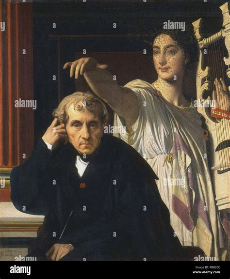 Ingres Jean Auguste Dominique - Luigi Cherubini and the Muse of Lyric ...