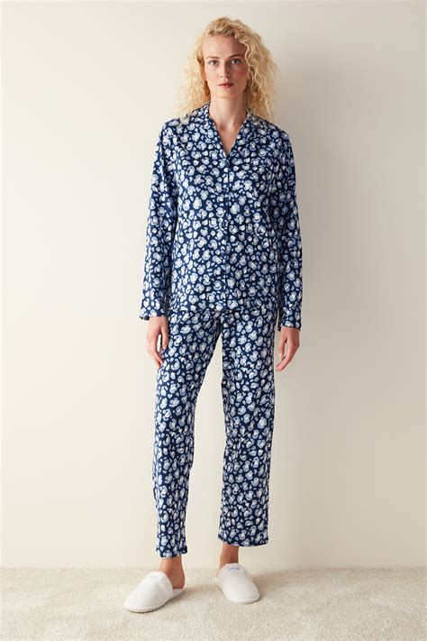 Leopard Printed Long Sleeve Pyjamas Set PNW09IPH23SK