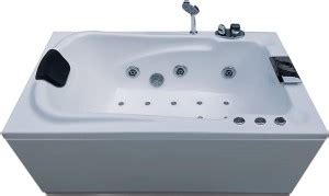 MADONNA Voyage 5.5 Feet Acrylic Bathtub with Jacuzzi, Bubble and Filler ...