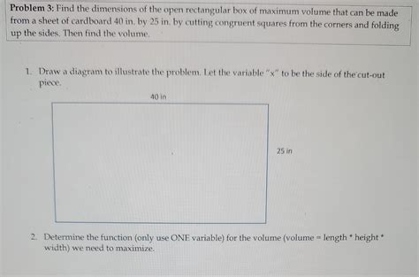 Image result for Box Dimension Math Problem