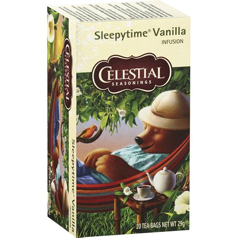 Celestial Seasonings Herbal Tea Sleepytime Vanilla Tea Bags 20 Pack ...