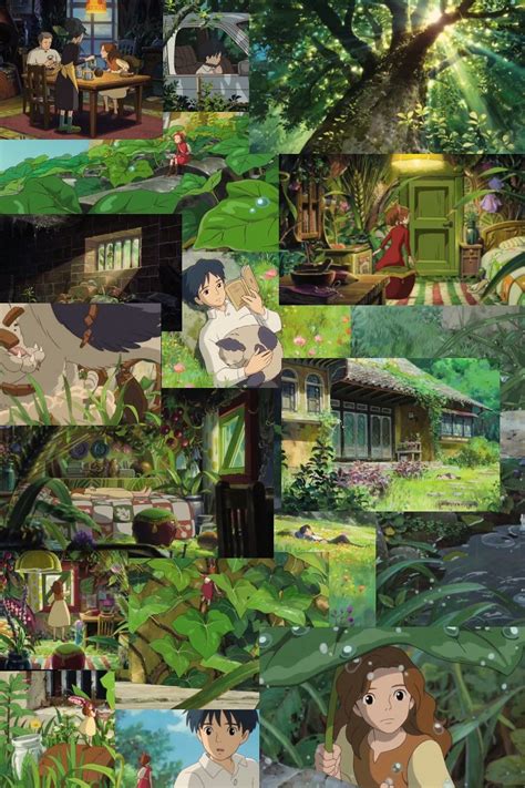 The secret World of Arrietty, sho, arrietty, haru, ghibli, studio ...