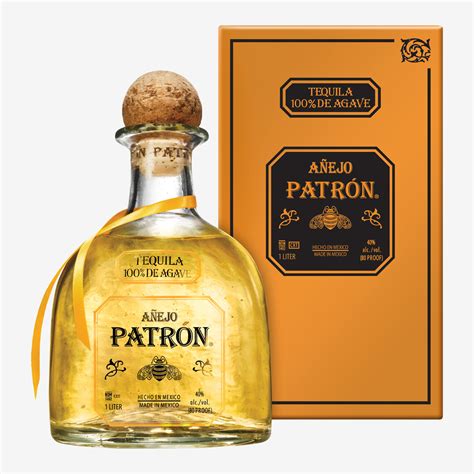 Patrón Tequila Añejo, 1 l, 40 % vol., Mexiko - Worldshop